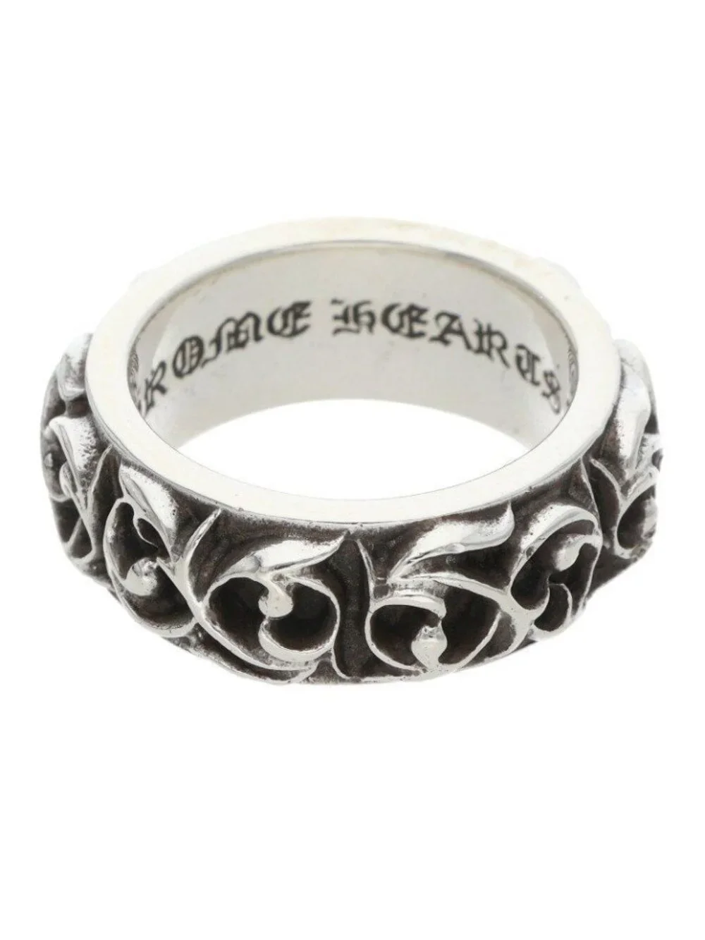 Chrome Hearts Etrnity Vine Band Eternity Silver Ring